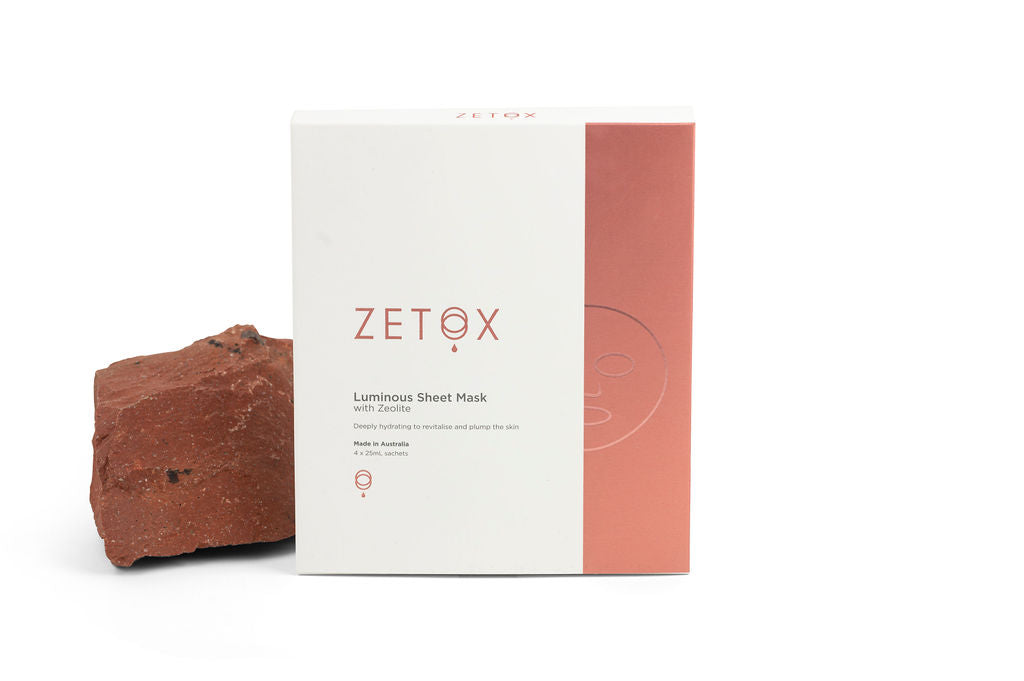 Zetox Luminous Sheet Mask 4 piece box set - Limited Stock