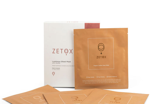 Zetox Luminous Sheet Mask 4 piece box set - Limited Stock