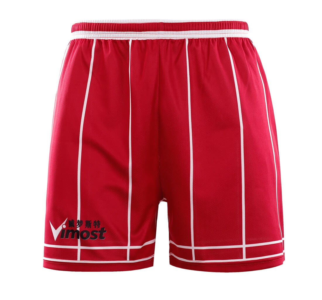 Red Stripes Simple Design Basketball Shirts And Shorts