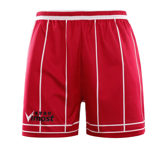 Red Stripes Simple Design Basketball Shirts And Shorts