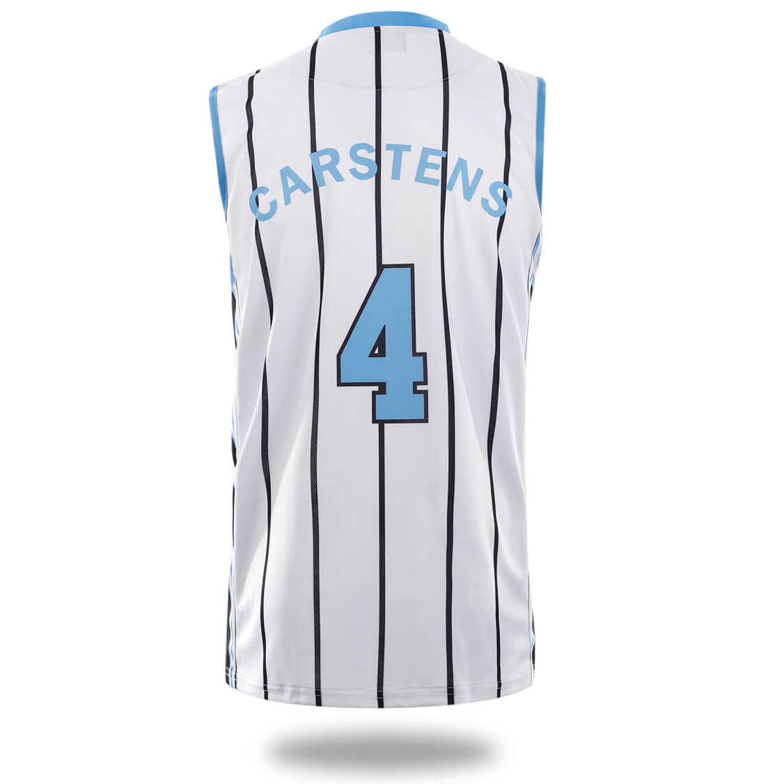 White Stripes Club Design Basketball Shirts and Shorts