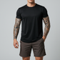 Black athletic t-shirt without logo
