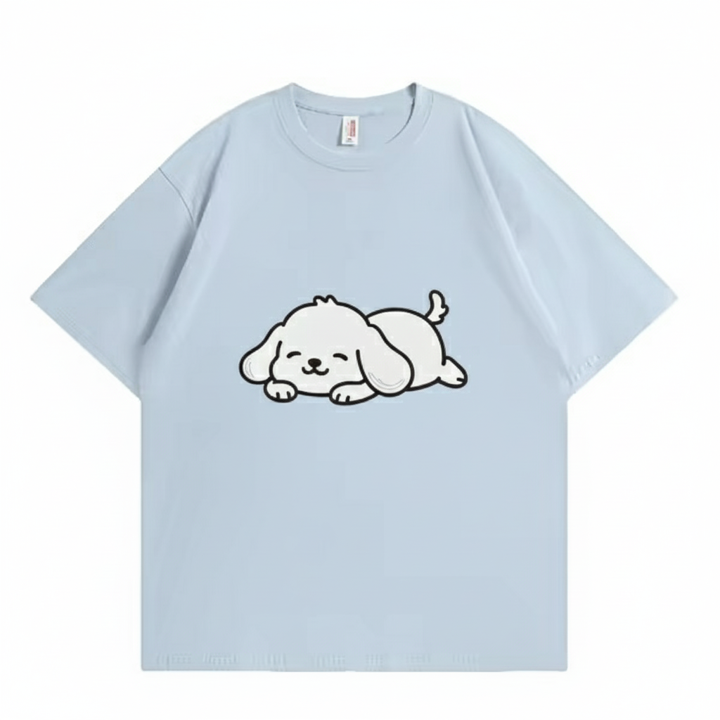 Blue puppy t-shirt