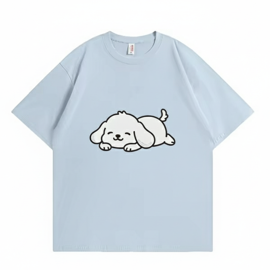 Blue puppy t-shirt