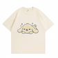 Cream puppy t-shirt