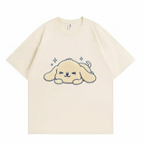 Cream puppy t-shirt