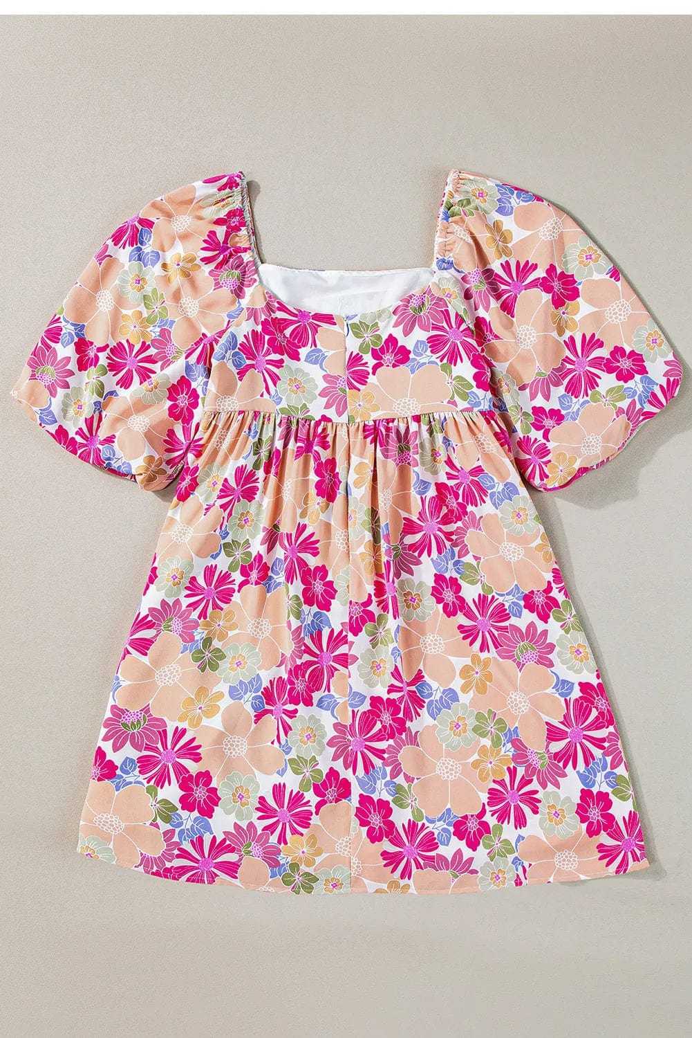 Summer Floral Babydoll Dress