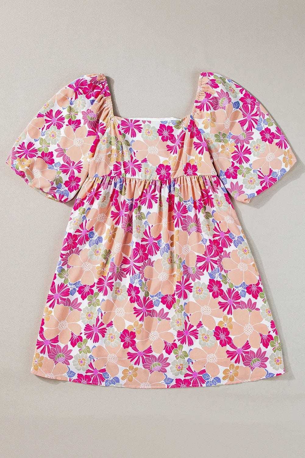 Summer Floral Babydoll Dress