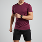 Maroon athletic t-shirt without logo