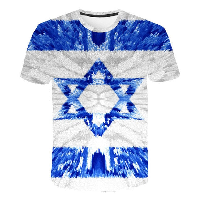 Flag Printing 3D Red maple Tshirt Men Fashion Short Sleeve Summer T-shirts Casual Canada Flag