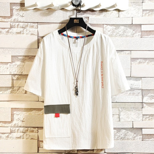 Hip Hop Funny T Shirts Men Harajuku 5XL Short Sleeve O-neck Tshirts Japanese Plus Size T shirt Male Fashion Loose Casual Tees