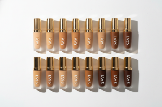 SAAVI foundation shade range