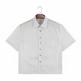 White pinstripe shirt